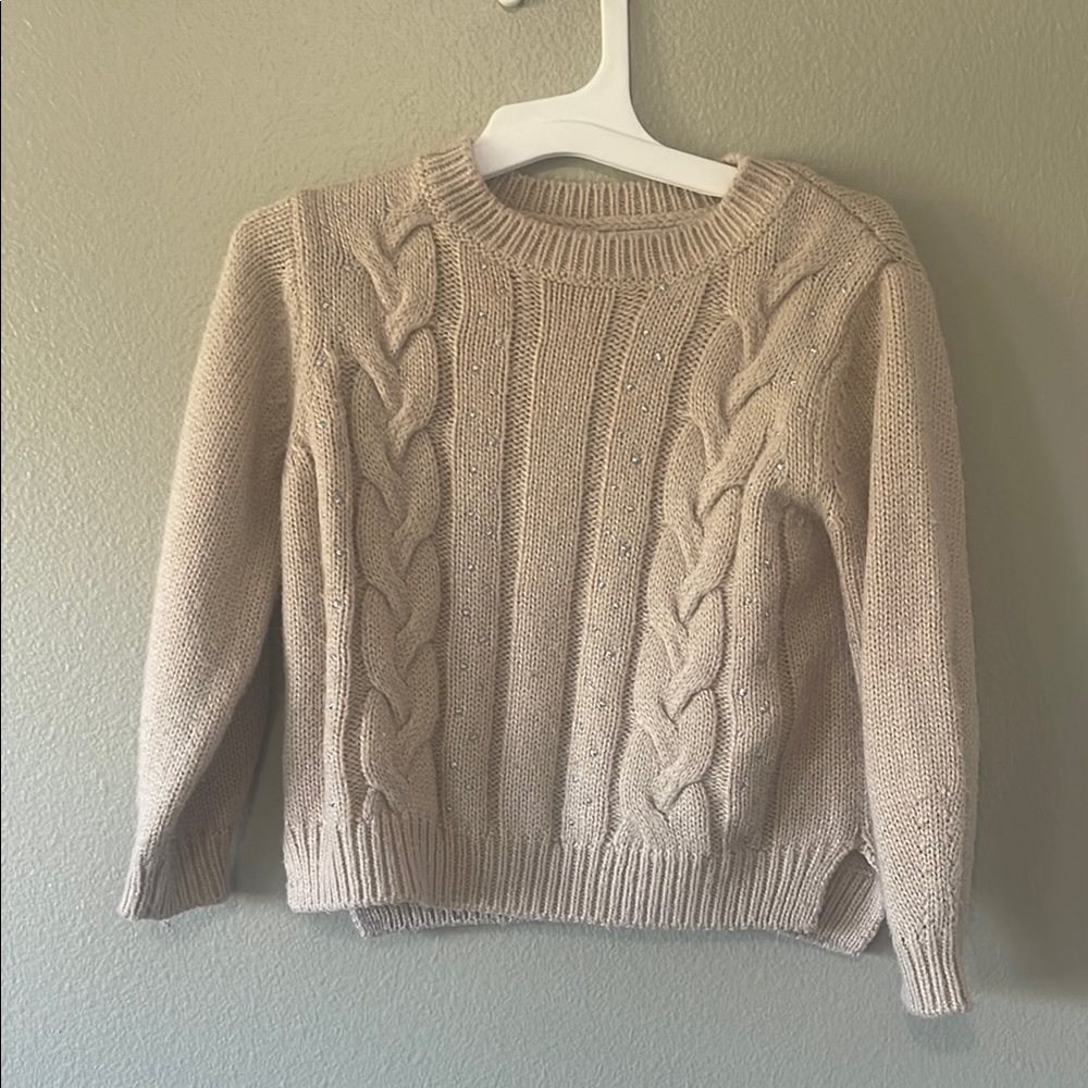 Mayoral Cream Crew Neck Sweater